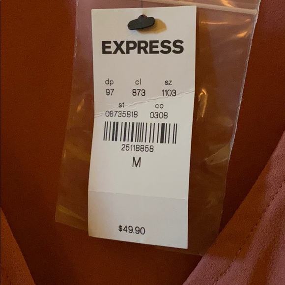 NWT Express Pink Women’s Shirt - Picture 3 of 5